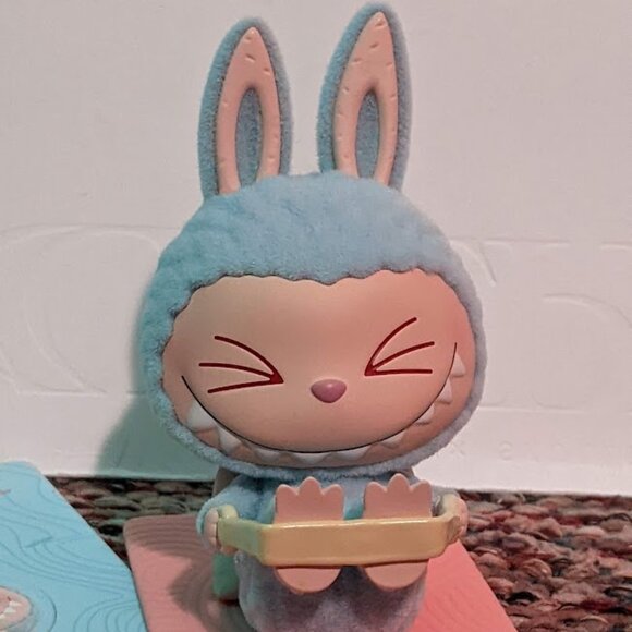 POP MART Labubu THE MONSTERS Lazy Yoga Series Figures  "Stretch Out" - Picture 6 of 7